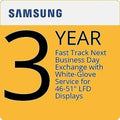 Samsung P-LM-NN1X46B Fast Track with White Glove Service for 46-51" Screen, 3-Year