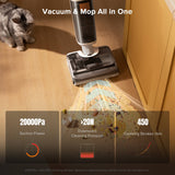 Roborock F25 GT Wet and Dry Vacuum Cleaner - rear view | Silarius