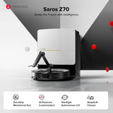 Roborock Saros Z70 Robot Vacuum with OmniGrip Mechanical Arm - detail view | Silarius
