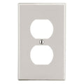 Hubbell PJ8LA M-Size 1-Gang Duplex Wall Plate, Light Almond