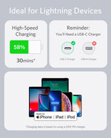 Anker 641 USB-C to Lightning Cable (Flow, Silicone) - detail view | Silarius