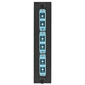 Hubbell FSPNSCDS3AQ Fiber Adapter Panels, Silver Coated Copper