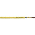 Hubbell HFCB19006PS HFCB19 Series Indoor / Outdoor Tight Buffer Fiber Cable, 6-Strand, Plenum, Armored, OS2, Singlemode, Yellow