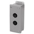 Hubbell HI2CB2G HI-IMPACT Surface Mount Box, 2-Port, Gray