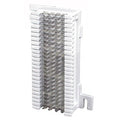 Hubbell HPW66M125 NEXTSPEED Modular 66M Cross Connect Block, Interconnect Patch Panel Block, 25-Pair, 4x25