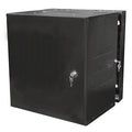 Hubbell HSQ24S36 Rack Cabinet and Frame CabinetQUADCAB Wall Mount 2'Hx36"D Black