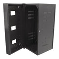 Hubbell HSQ3623 Rack Cabinet and Frame Wall Mount CabinetQUADCAB 3'H x 23"D, Black