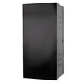 Hubbell HSQ48S36 Quad Cabinet Wall Mount, Black