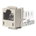 Hubbell HXJ6OW CAT6 Keystone Jack, 8POS UNI A/B, Office White