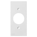 Hubbell KP7W Ceiling Mount Wall Mount Plate, Faceplate Keypad SER1-G1.40", White