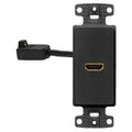 Hubbell NS801BK Plate Frame Decorator with 1 HDMI, FF, Black