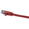 Hubbell NSC6R15 netSELECT 24/8 CAT6 Patch Cord, Slim, Snagless, PVC-CM, 15' Red