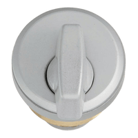 Adams Rite 4066-01-130 4066 Thumb Turn for MS Lock and 4900 Deadlatchs, Matched 628, Clear Anodized