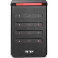 HID 40KTKS-T3-000000 Signo 40K Wall Mount Keypad Reader, Terminal Srip Connection, Custom Profile, Black with Silver Trim