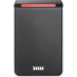 HID 40NKS-02-000000 Signo 40 Wall Mount Reader, 13.56MHz Profile, OSDP/Wiegand, Pigtail, Mobile Ready, Black with Silver
