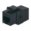 Intellinet 504898 CAT6 Inline Coupler UTP Keystone Type, 8P8C Female to 8P8C Female, Black
