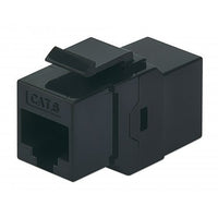 Intellinet 504898 CAT6 Inline Coupler UTP Keystone Type, 8P8C Female to 8P8C Female, Black