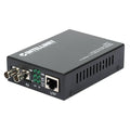 Intellinet 506519 Fast Ethernet Media Converter 10/100Base-TX to 100Base-FX (ST) Multi-Mode, 2km (1.24mi)