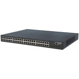 Intellinet 561334 48-Port Gigabit Ethernet Web-Managed Switch with 4 SFP Ports, 48x10/100/1000 Mbps RJ45 Ports + 4xSFP, IEEE 802.3az (Energy Efficient Ethernet), SNMP, QoS, VLAN, ACL, 19" Rackmount