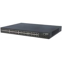 Intellinet 561334 48-Port Gigabit Ethernet Web-Managed Switch with 4 SFP Ports, 48x10/100/1000 Mbps RJ45 Ports + 4xSFP, IEEE 802.3az (Energy Efficient Ethernet), SNMP, QoS, VLAN, ACL, 19" Rackmount