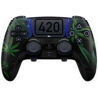 MODDEDZONE 420 PS5 DualSense Edge Custom Modded Wireless Controller - front view | Silarius
