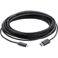 Vaddio USB 3.2 Gen 2x1 Type Male to Type Male Active Optical Cable, Plenum Rated, 15m, Black (440-1007-015)