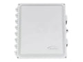 AccelTex ATS-00281 14x12x6 Polycarbonate Enclosure, Solid Door, Latch Lock, Non-Configured