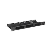 Hubbell OFPNL1U3SPM 1U Fiber Optic Rack Mount Panel, 3 FSP Openings with Cable Management, Unloaded