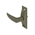 Adams Rite 4560-601-121 4560 Series Deadlatch Lever Handle, ADA Compliant, RH or RHR Handling, 1-3/4" to 2" Thick Door, Dark Bronze Anodized