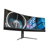 45' Curved Monitor - front view | Silarius