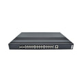AMG Systems AMG560-24GAT-4S-P300 Industrial 28-Port Managed Switch, 24x10/100/1000Base-T(x) RJ45 Ports, 4x1000Base-FX SFP Ports, 1U, 19" Rack Mount
