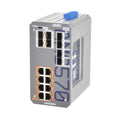 AMG Systems AMG570-8GAT-8S-P240 Series Industrial 16-Port Managed Switch, 8 x 10/100/1000Base-T(x) RJ45 Ports, 8 x 100/1000Base-FX SFP Ports