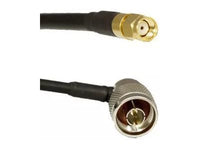AccelTex ATS-00402 240 Series Right Angle N-Style Plug to RPSMA Plug 5 ft Cable Assembly