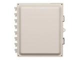 AccelTex ATS-00159 12x10x6 Polycarbonate Enclosure, Solid Door, Latch Lock, Non-Configured
