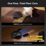 Roborock QV 35A Robot Vacuum with Multifunctional Dock (Upgraded from Qrevo S) - detail view | Silarius