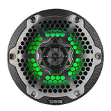 6.5' Marine 2-Way Hybrid Speaker with RGB LED, Compression Driver and Neodymium Magnet | 250W RMS... - detail view | Silarius