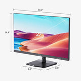 27' 4K Desktop Monitor - detail view | Silarius
