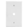 Hubbell PJ11W Wall Plate M-Size 1-Gang, 0.406" Open Box Mount, White