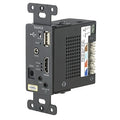 Hubbell ISFHDT4BK Decorator USB TX 1G Wall Plate, Black