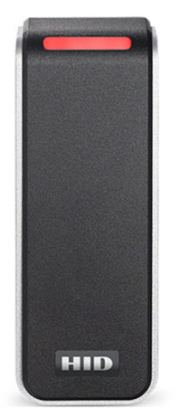 HID 20NKS-00-01F0MB Signo 20 Series Mullion Mount Contactless Smartcard Reader, 13.56MHz and 125kHz, OSDP/Wiegand, Pigtail, Mobile Ready, Black/Silver