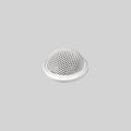 Shure MX395W/O White Button Microphone, 3-PIN XLR