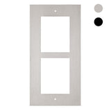 2N 01280-001 IP Verso and LTE Verso 2-Module Frame, In Wall Flush Mount, Nickel