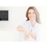 2N 01698-001 Indoor Talk Answering Unit with Capactive Buttons, Black