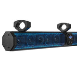 37' Marine Amplified Soundbar with Bluetooth USB & RGB Lighting 10 Speakers 1200 Watts - detail view | Silarius