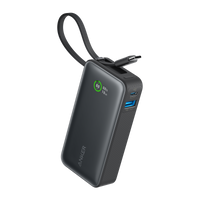 Anker Nano Power Bank (30W, Built-In USB-C Cable) - front view | Silarius
