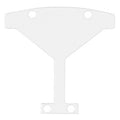 Hubbell S1R10PSPREPBRKT SystemOne Recessed 10" Series Perimeter Replacement Device Bracket