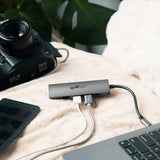 5 in 1 USB C Hub with 4K HDMI - detail view | Silarius