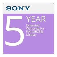 Sony Pro SPS43BZ35JEW5 Extended Warranty Service Plan for Sony FW-43BZ35J 43" BRAVIA Professional Display