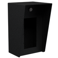 Pedestal Pro 610HOU-ZENI-02-CRS 6"x10" Mild Steel Housing, Zenitel VR3G-1P