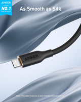 Anker 643 USB-C to USB-C Cable (Flow, Silicone) - detail view | Silarius